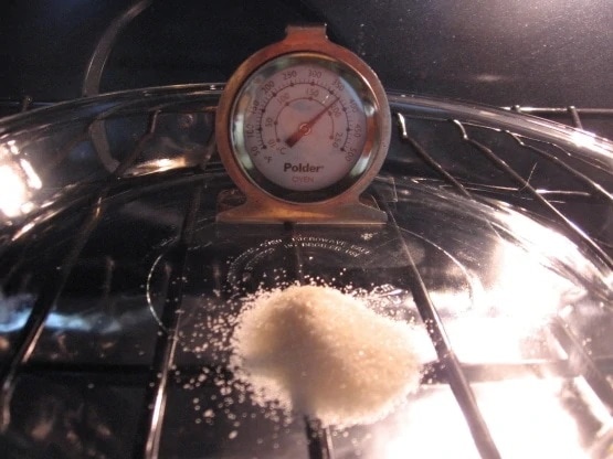 test oven temperature