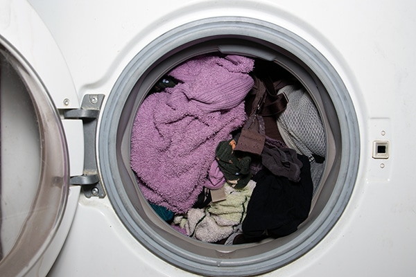 washer is loud when spinning